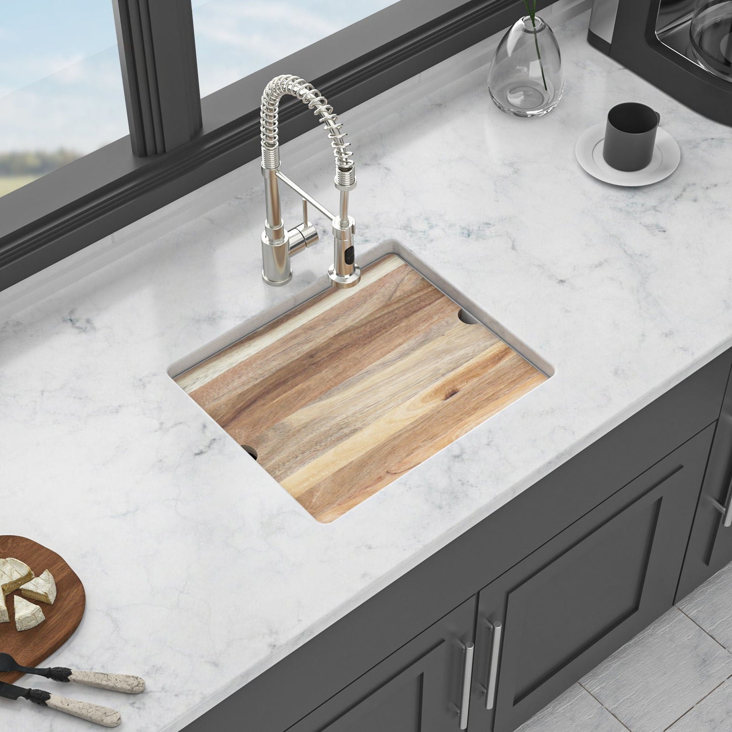 Undermount Quartz Composite Kitchen Sink