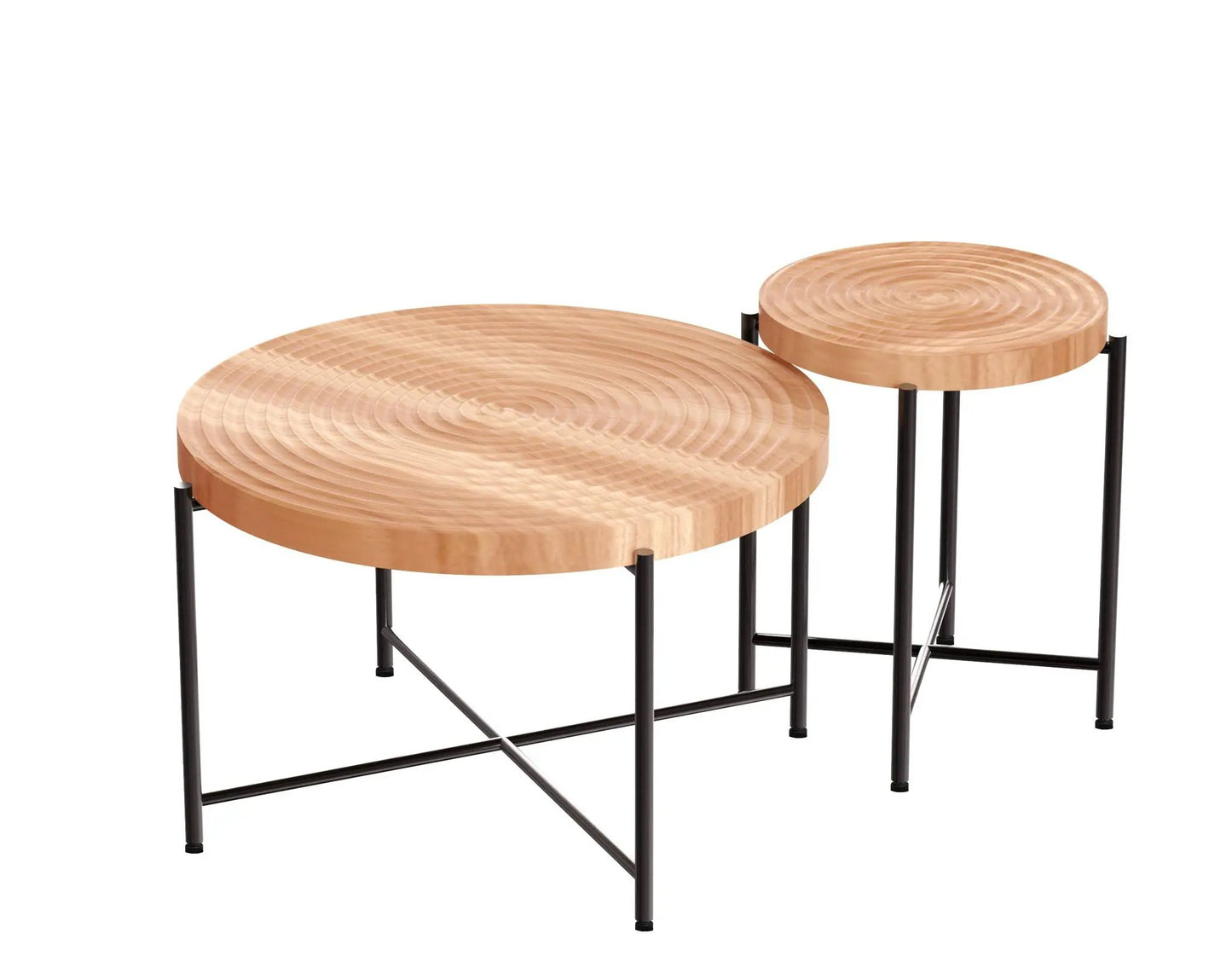 Coffee and End Table Set Waterproof Cover Brown