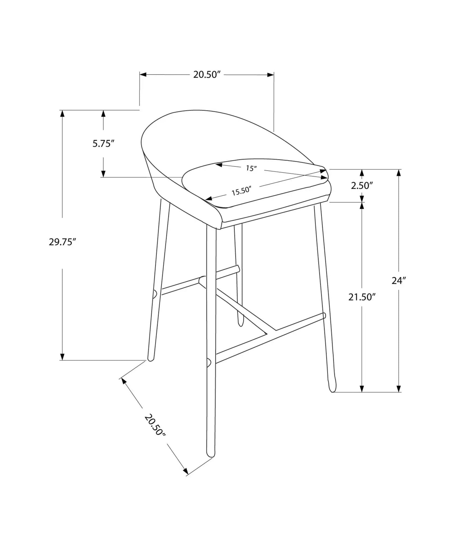 Swivel Bar Stool Set Contemporary Modern