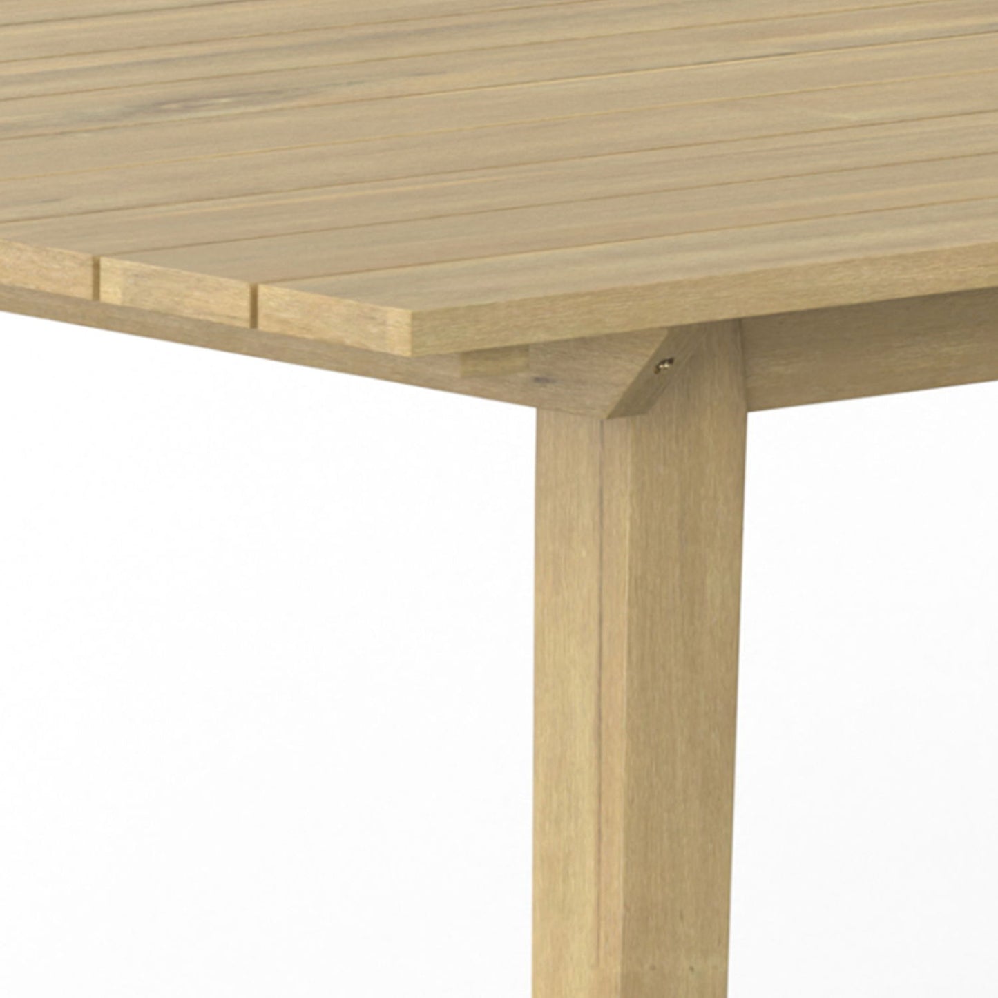 Kona and the Light Teak Outdoor Dining Table