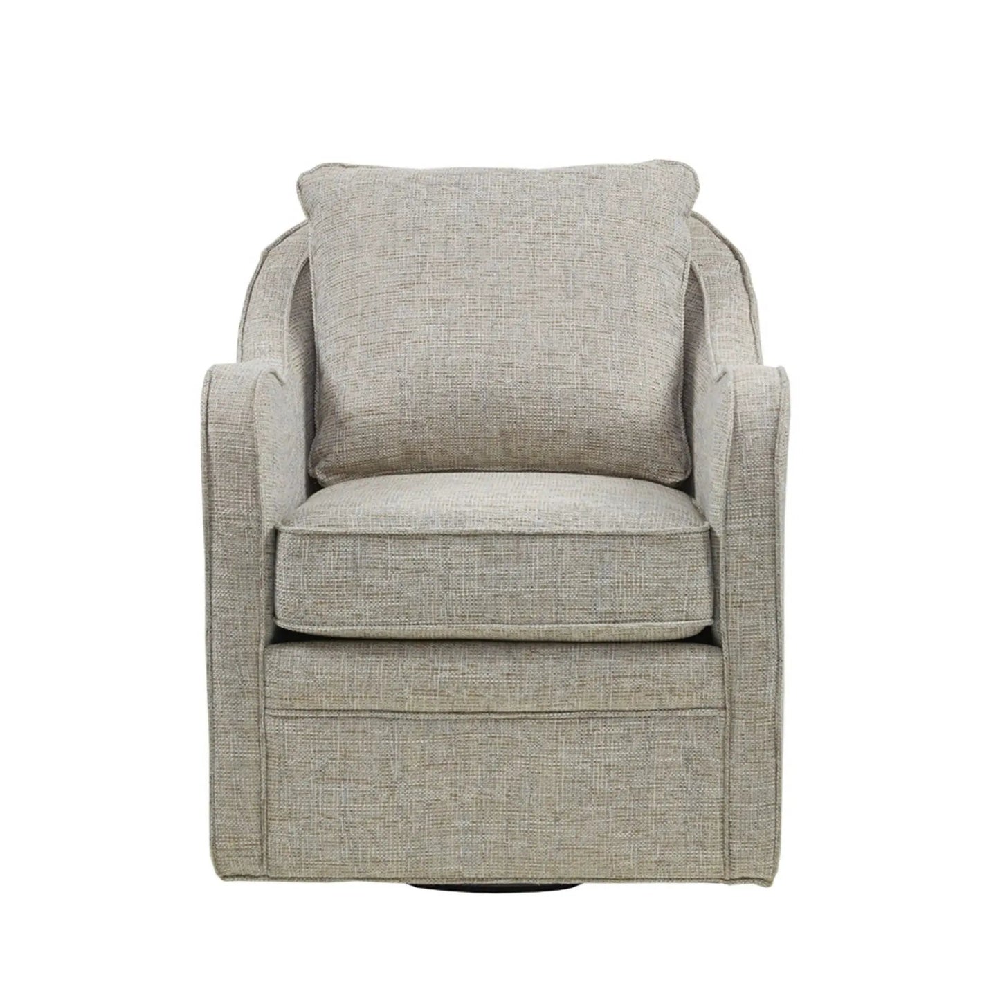 Wide Seat Arm Chair with 360 Degree Rotation