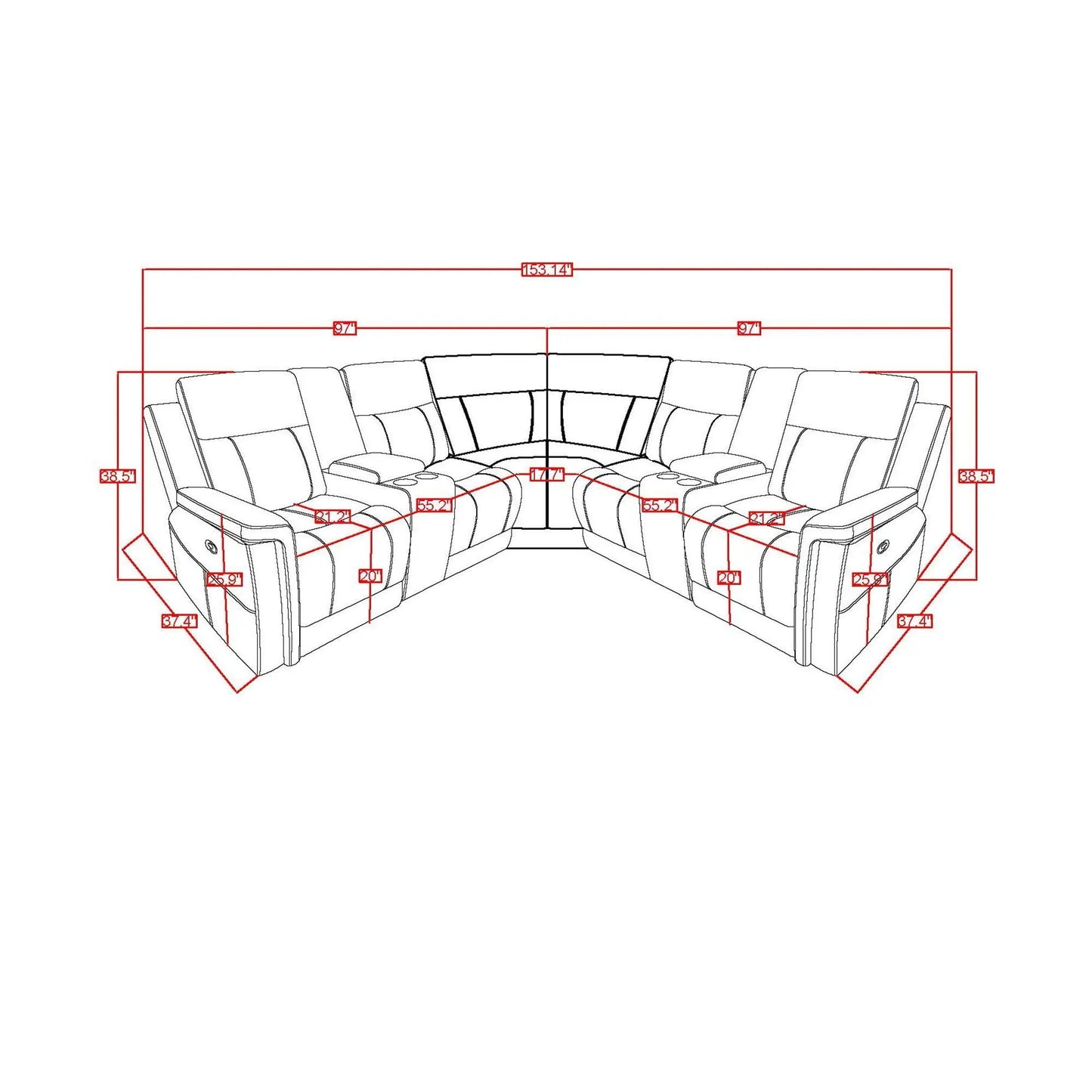 Eco Sectional Sofa in Greige for Modern Living