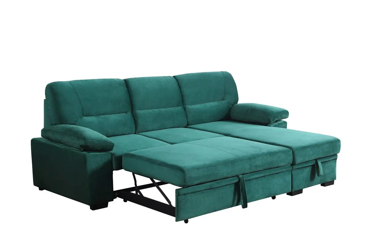 Kipling Reversible Sleeper Sectional Sofa Chaise
