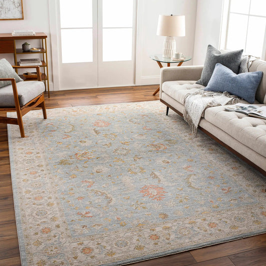 Edie Taupe Thick Luxe Oushak Rug, taupe color, traditional, Boutique Rugs on Tampa Home & Garden Store