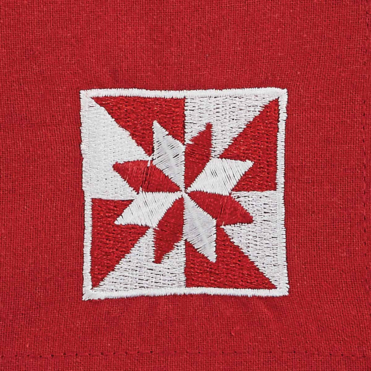 Servilleta con estrella de la herencia de Williamsburg