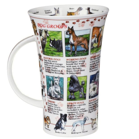 Mug en porcelaine fine « World Of The Dog » style Glencoe par Dunoon