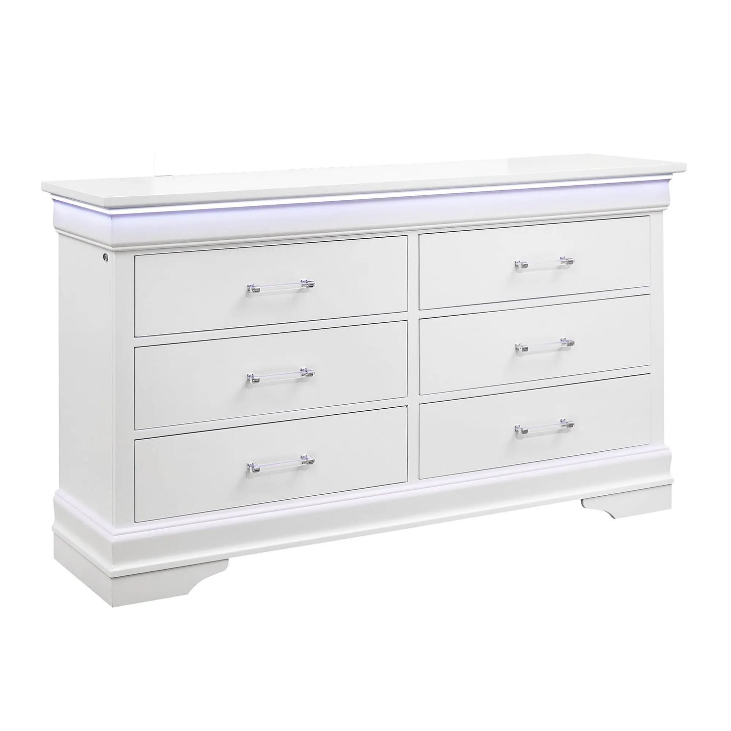 Charleston 5 Piece Bedroom Set With LED Headboard