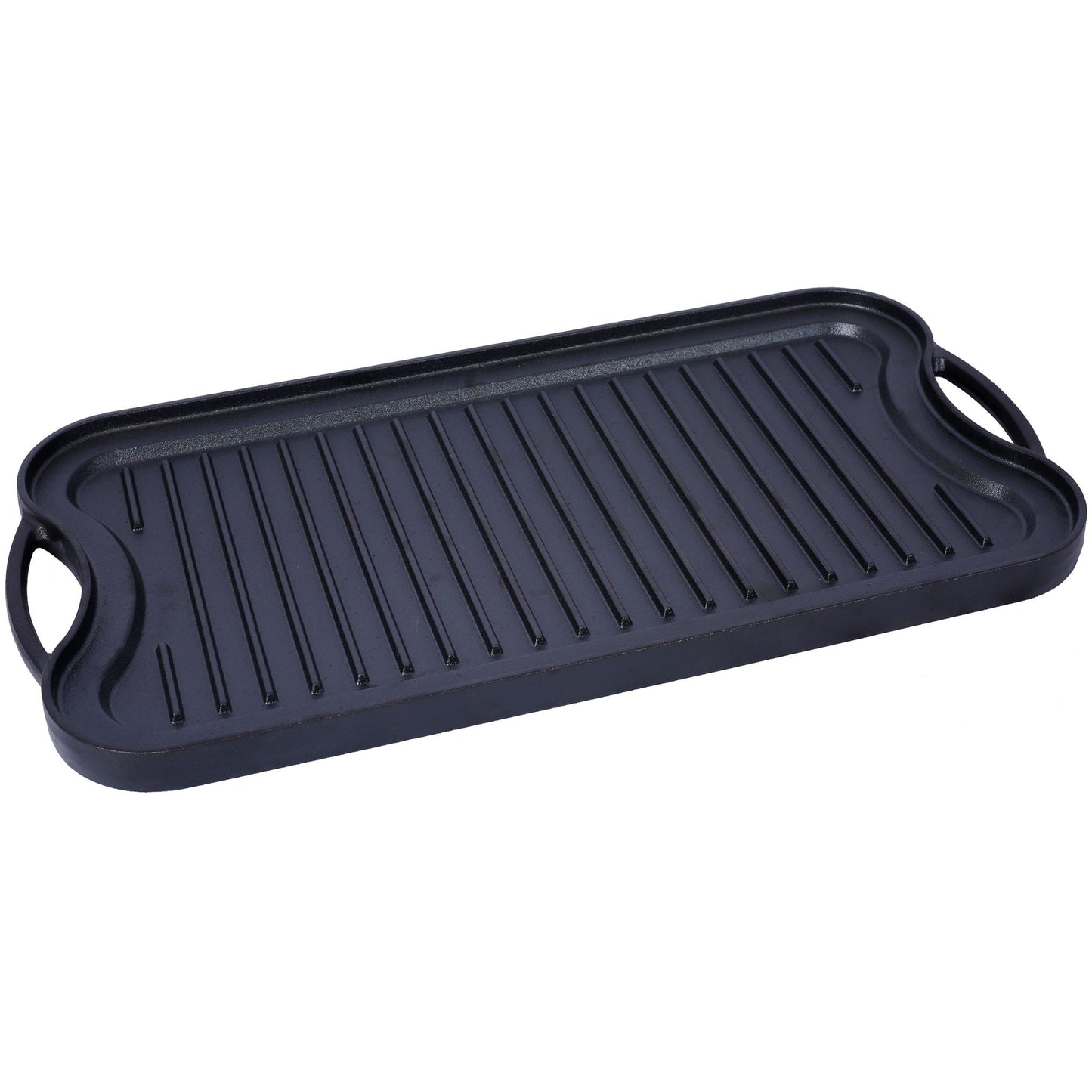 Pre Seasoned Cast Iron Dual Grill and Griddle