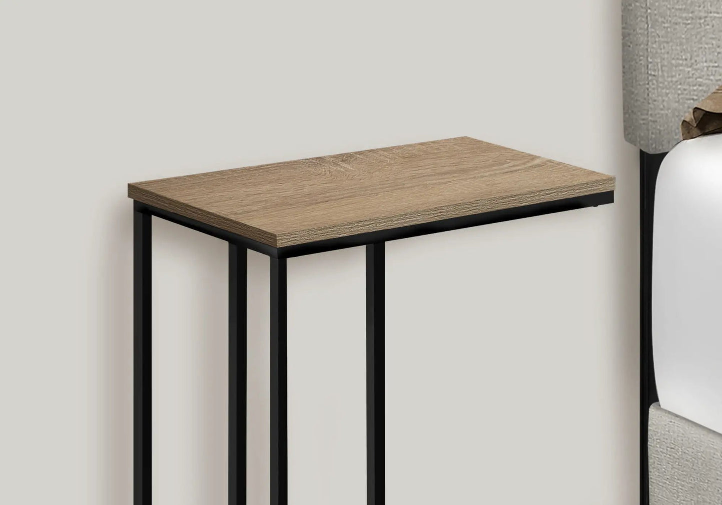 Accent Table C Shaped End Table Space Saving