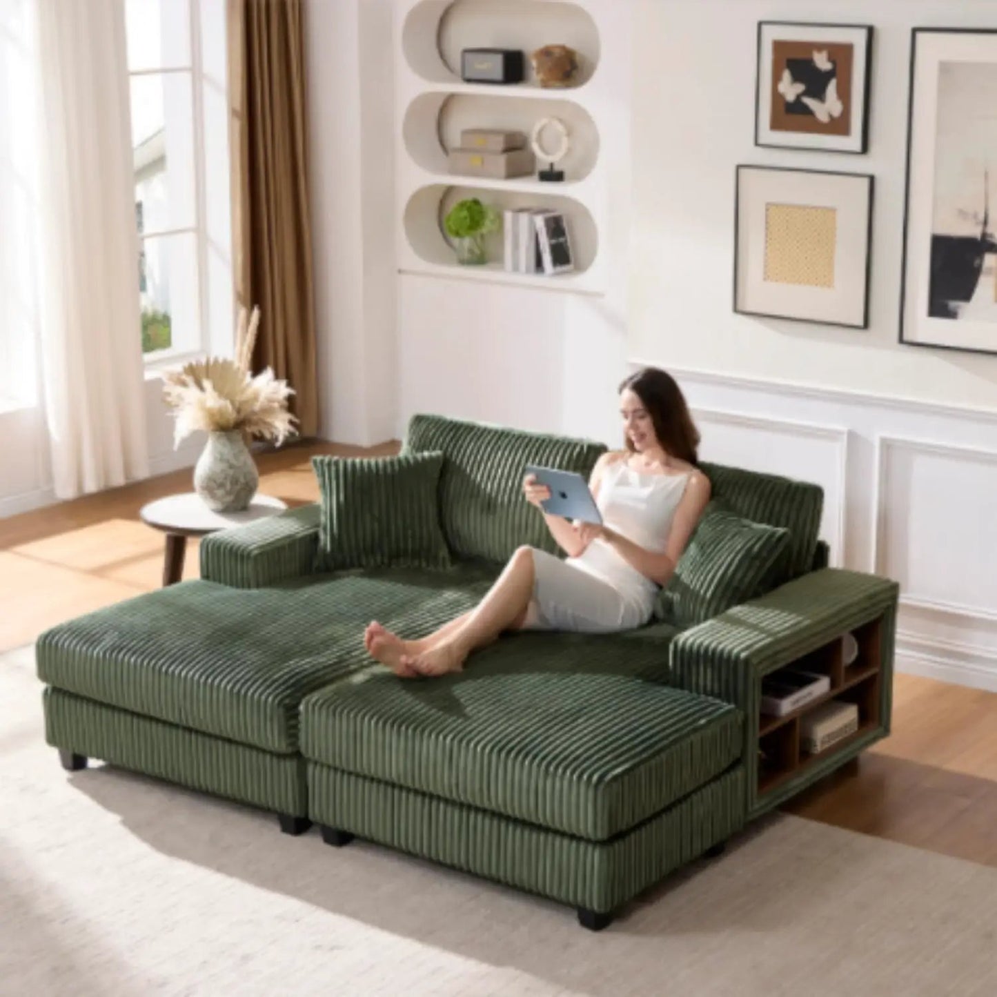 Convertible Sectional Sofa Sleeper for Lounge