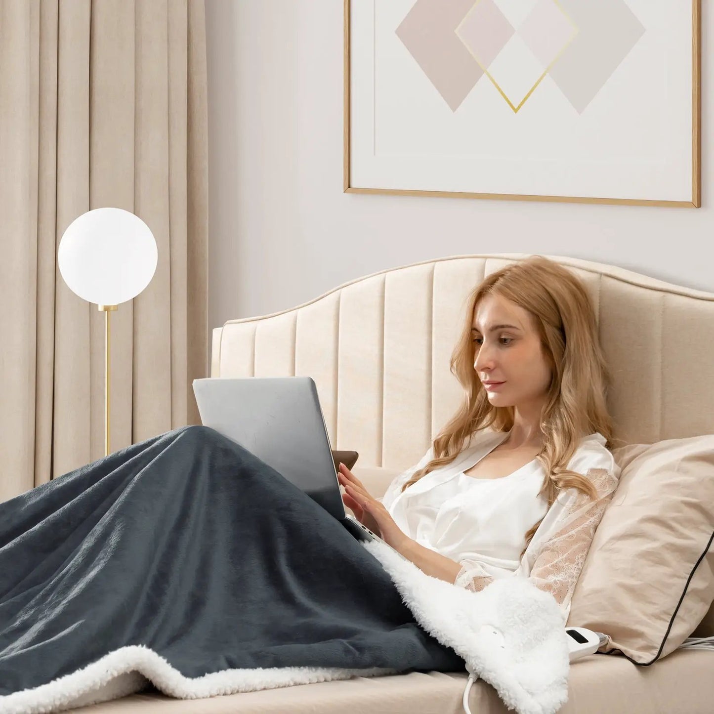 Folding Sofa Bed With Pillow and Back Support