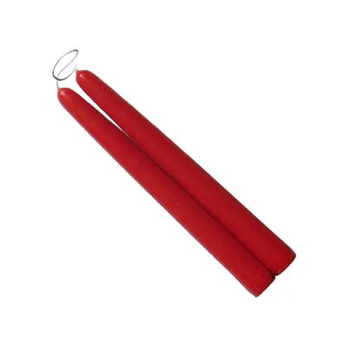 Mole Hollow Taper Pair red candles by The Country Christmas Loft on Tampa Home & Garden Store