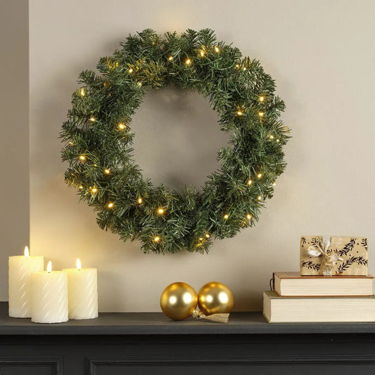 Imperial Wreath - 20 Inch - LED Lighted - Tampa Home & Garden Store