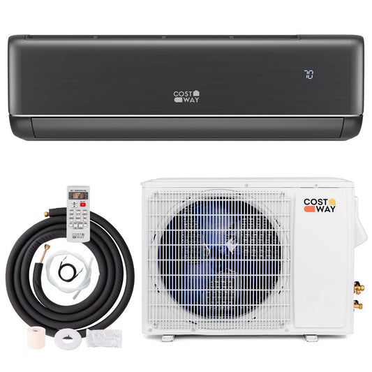 GreyVolt Series Energy Star Certified 12000 BTU 21 SEER2 208-230V Mini Split Air Conditioner and Heater Gray - Tampa Home & Garden Store