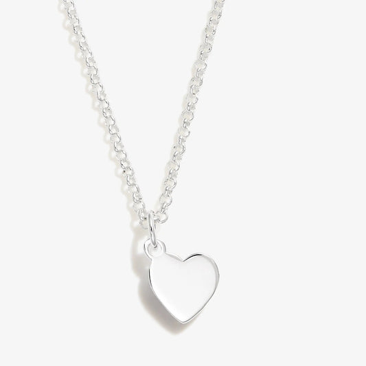 Small Heart Charm Necklace, 19in, silver-tone chain with heart pendant by ALEX AND ANI on Tampa Home & Garden Store