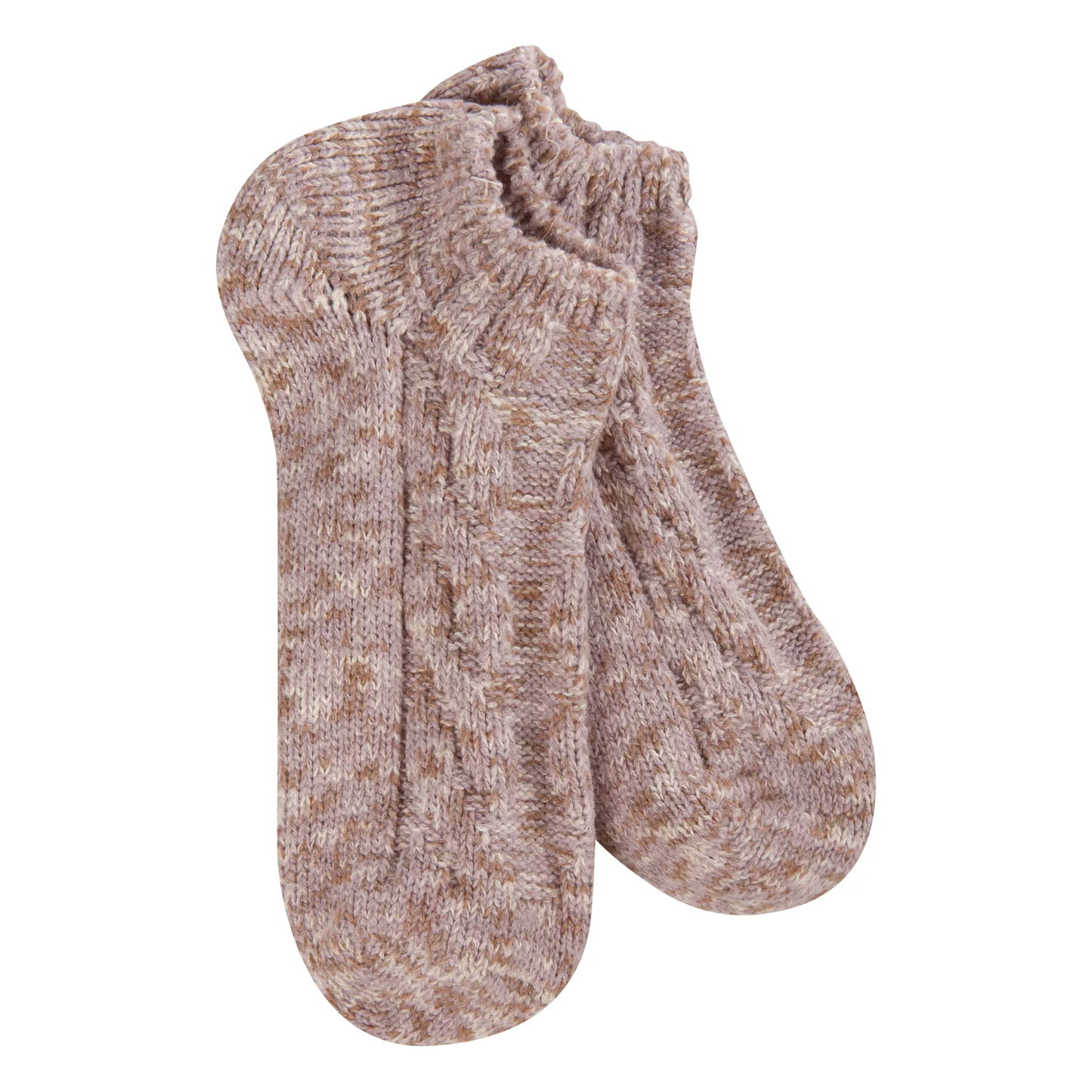 Weekend Ragg Cable Low Socks for Women beige cable-knit texture on Tampa Home & Garden Store