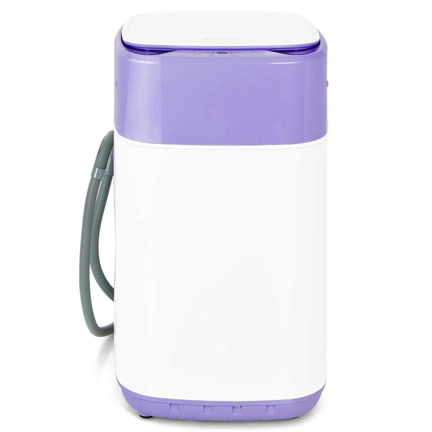 Lavadora portátil completamente automática de 8 lb con bomba de drenaje - Verde