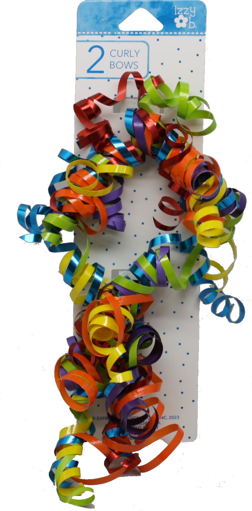 Set of 2 primary colors curly bows for gifts izzyb gift wrap on Tampa Home & Garden Store