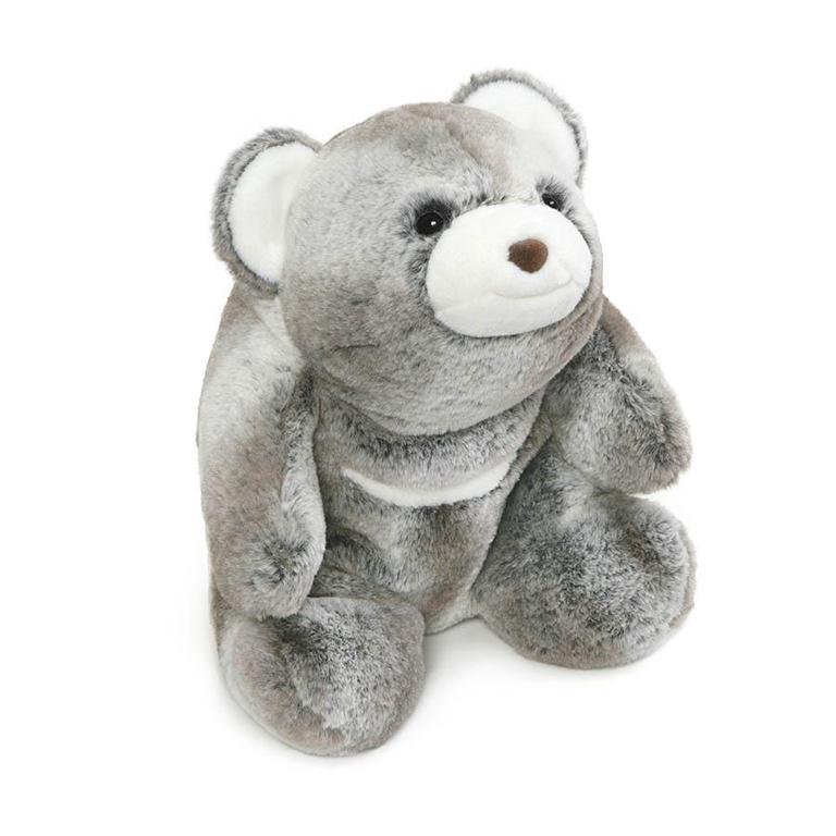 Snuffles two-tone gray plush bear, 13 inch, soft stuffed animal on Tampa Home & Garden Store