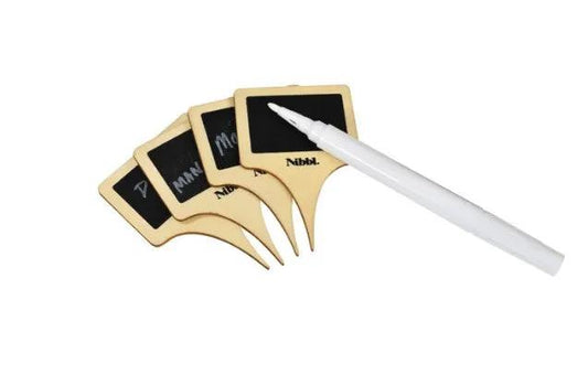Cheese marker set of 4 with chalkboard fronts and marker pen by Country Christmas Loft on Tampa Home & Garden Store