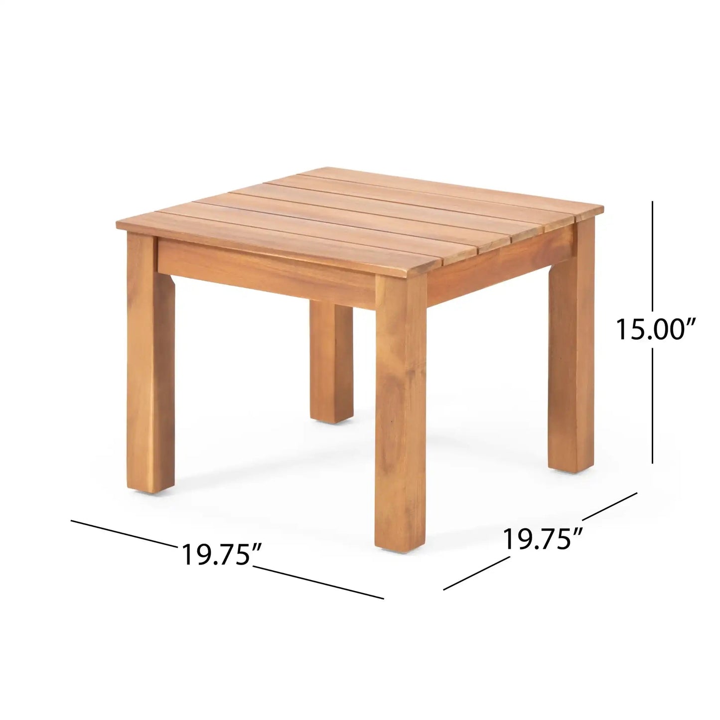 Halcyon Outdoor Side Table and Slat Design