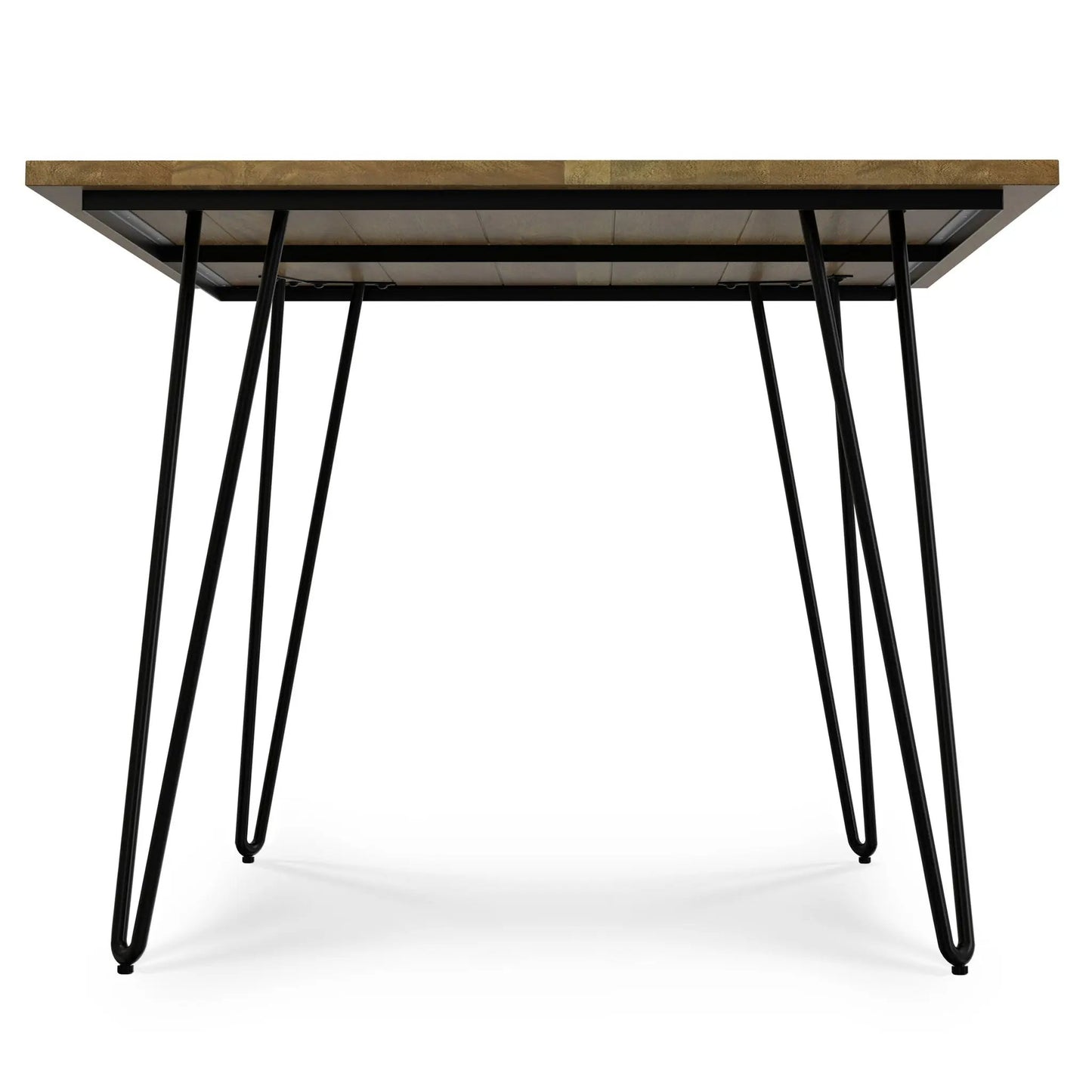 Hunter Handcrafted Dining Table wood top with black hairpin legs Unique Piece Furniture on Tampa Home & Garden Store