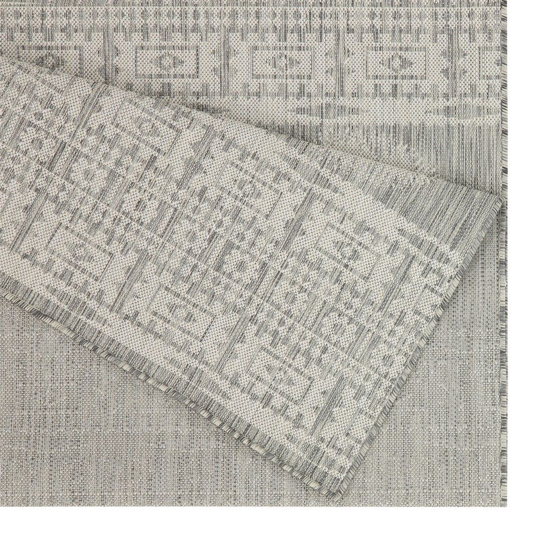 Sunshine Silver Indoor and Outdoor Area Rug