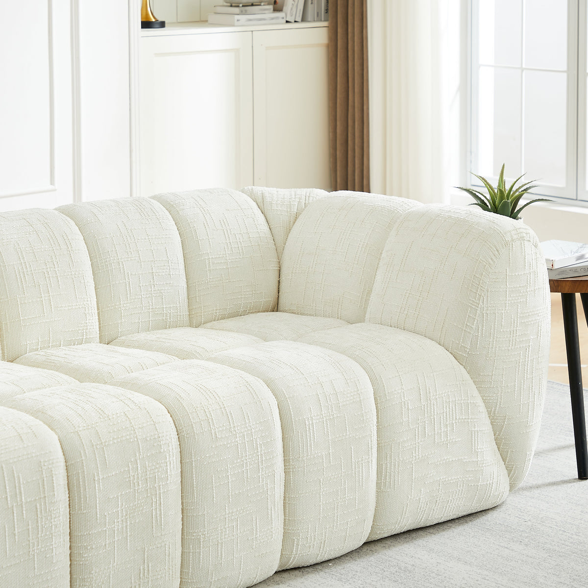 Modern Chenille Sofa for a Cozy Living Room