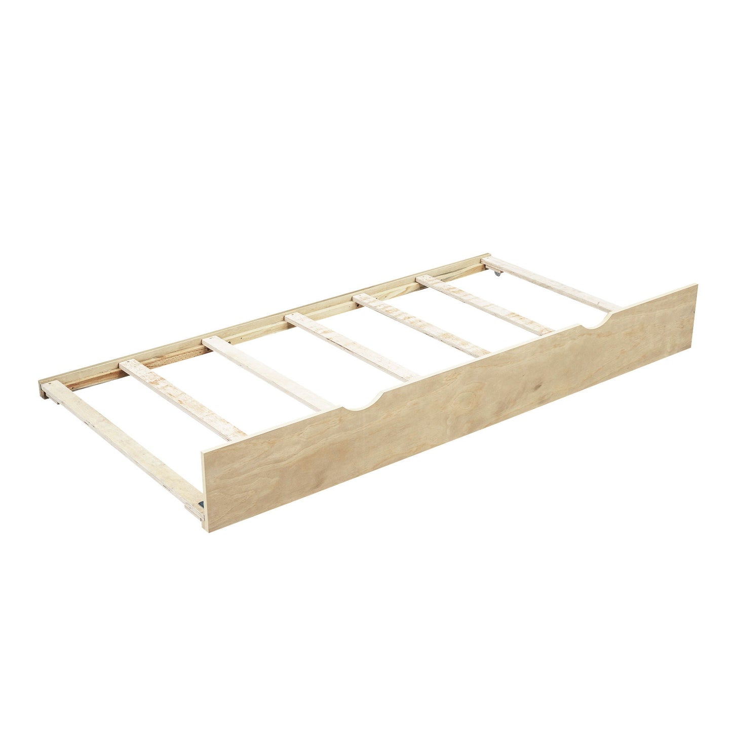 HouseOfZazla daybed with trundle frame in natural wood with slatted base on Tampa Home & Garden Store