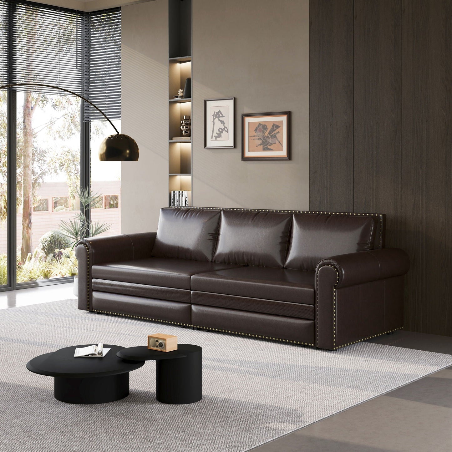 Chesterfield and convertible sleeper sofa