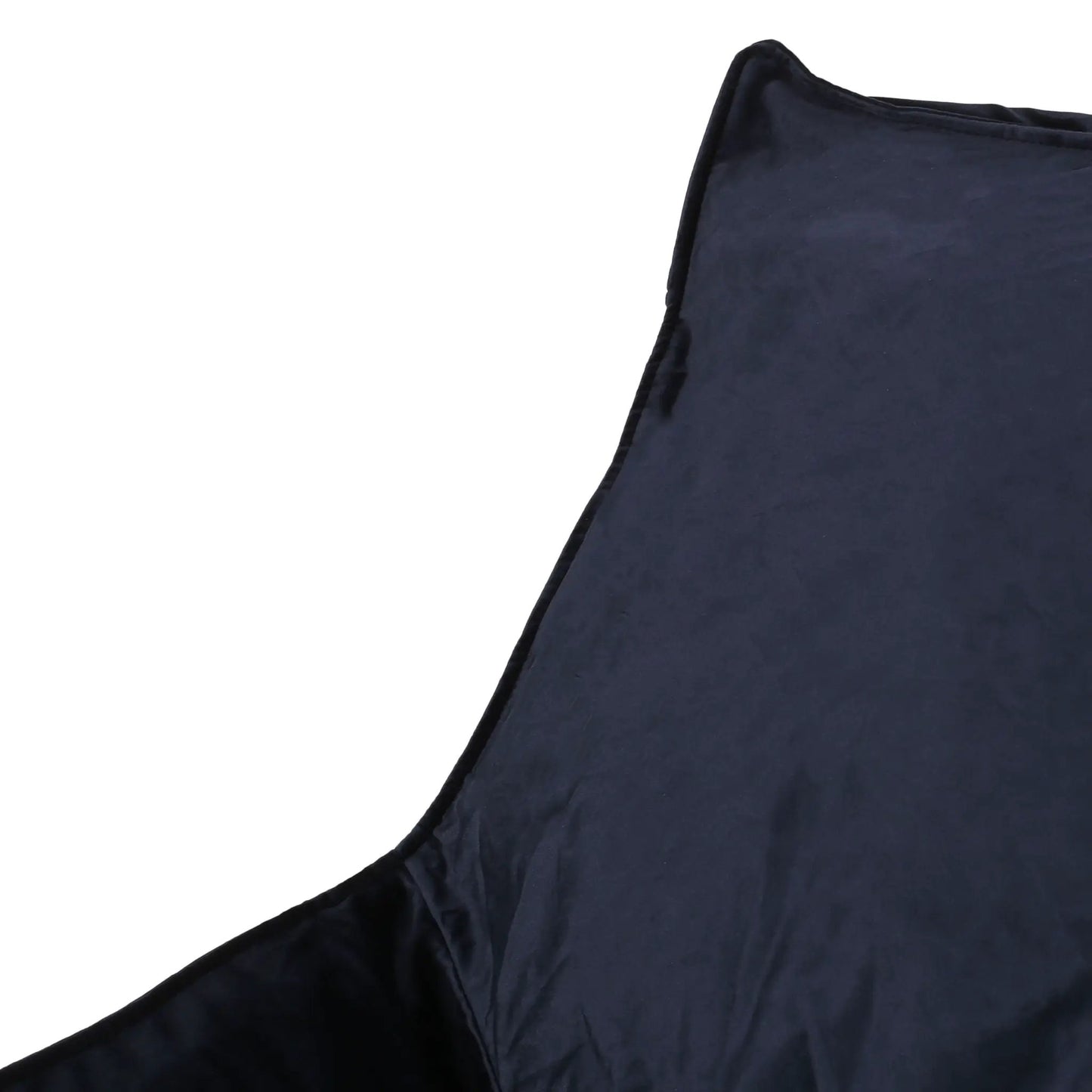 Allea Velveteen Bean Bag Chair Midnight Blue