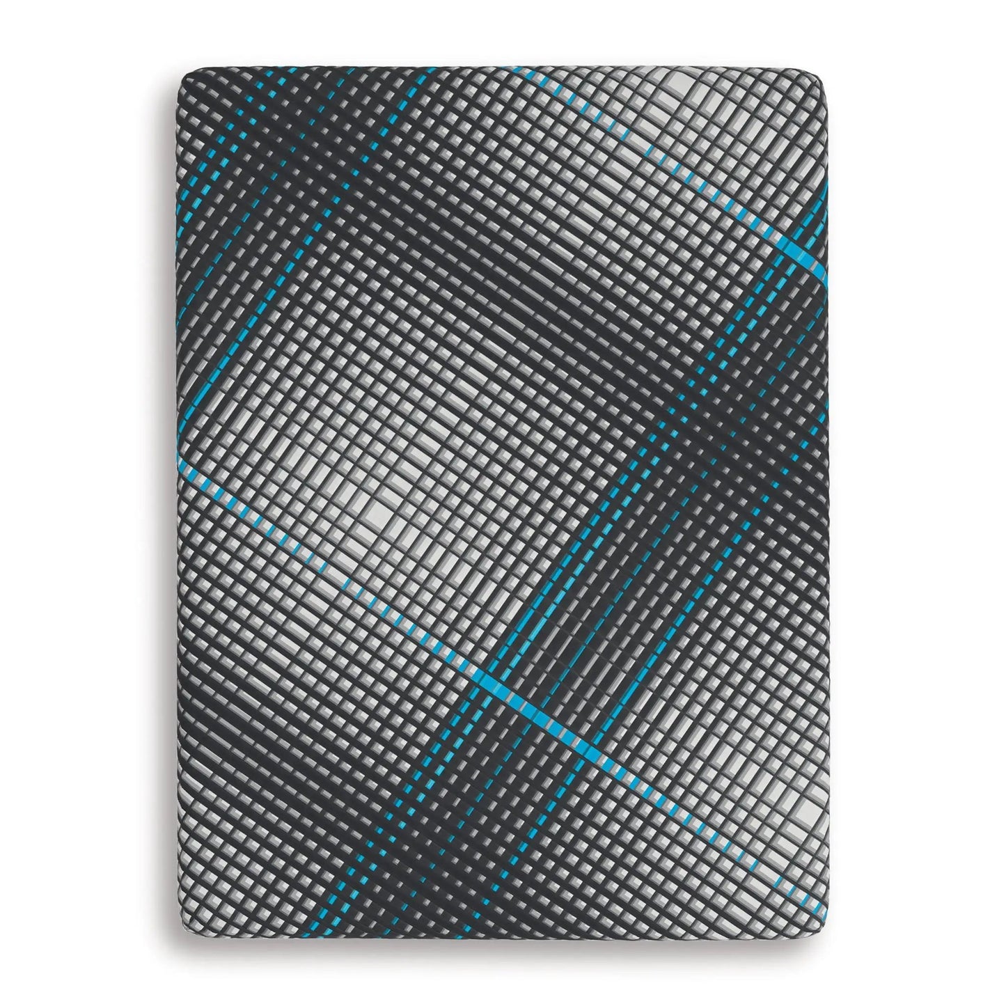 Millennium 2.0 Foam 14 Inch memory foam mattress by Unique Piece Furniture with teal seams on Tampa Home & Garden Store