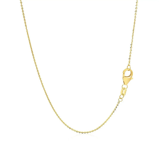 14k yellow gold necklace with sliding heart charm on a delicate chain with lobster clasp on Tampa Home & Garden Store