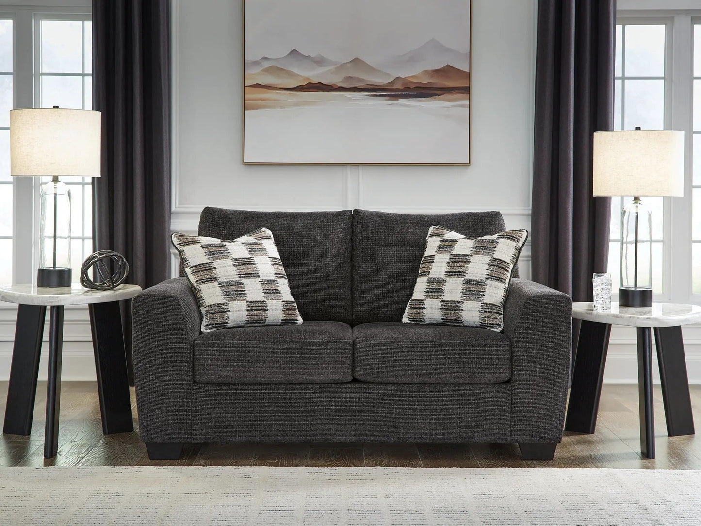 Loreo Loveseat for Modern Living Room Comfort