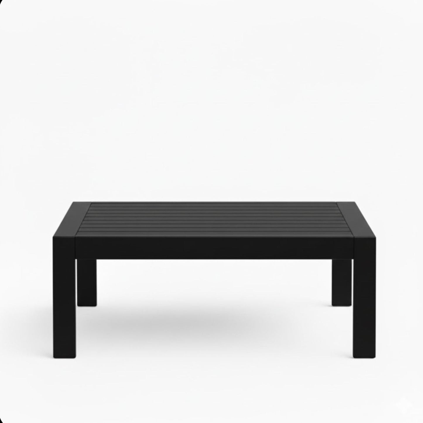 All Weather Outdoor Coffee Table and Wood Top