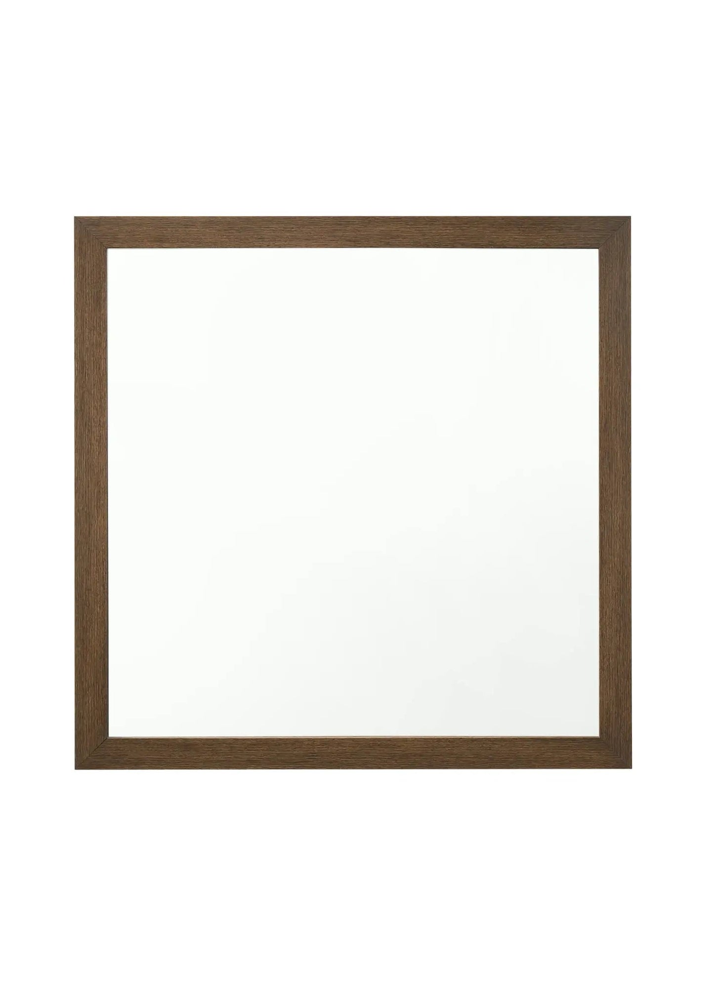 Miquell Versatile Orientation Mirror with warm brown wood frame by Unique Piece Furniture on Tampa Home & Garden Store