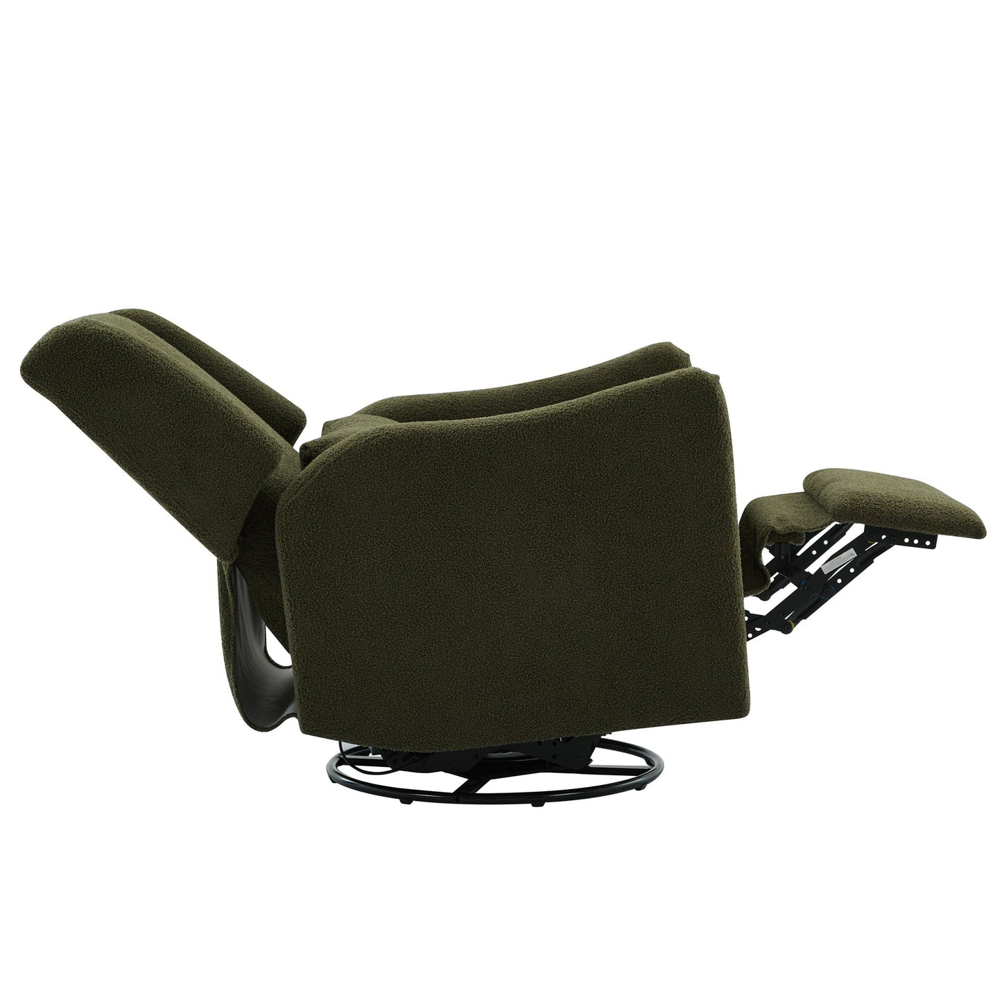 Wide Wingback Swivel Glider And Recliner