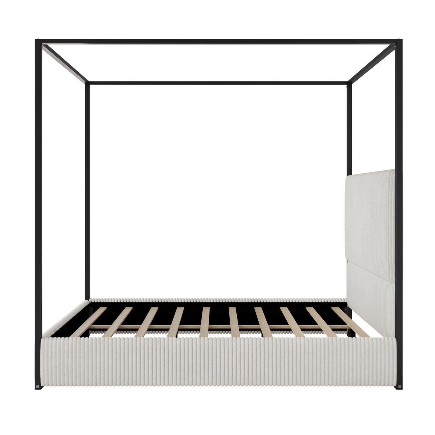 Modern Metal Canopy Bed And Four Poster Frame