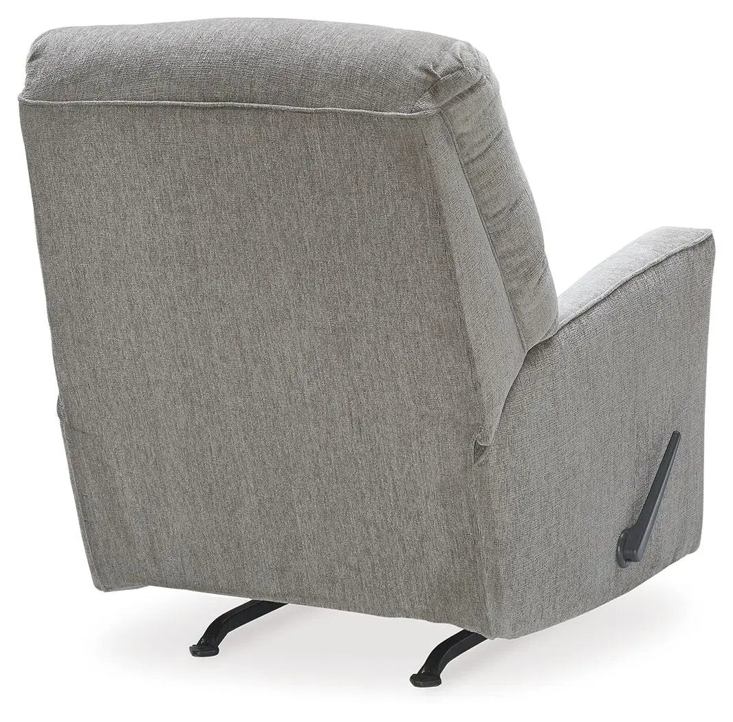 Altari Rocker Recliner gray fabric by Unique Piece Furniture on Tampa Home & Garden Store