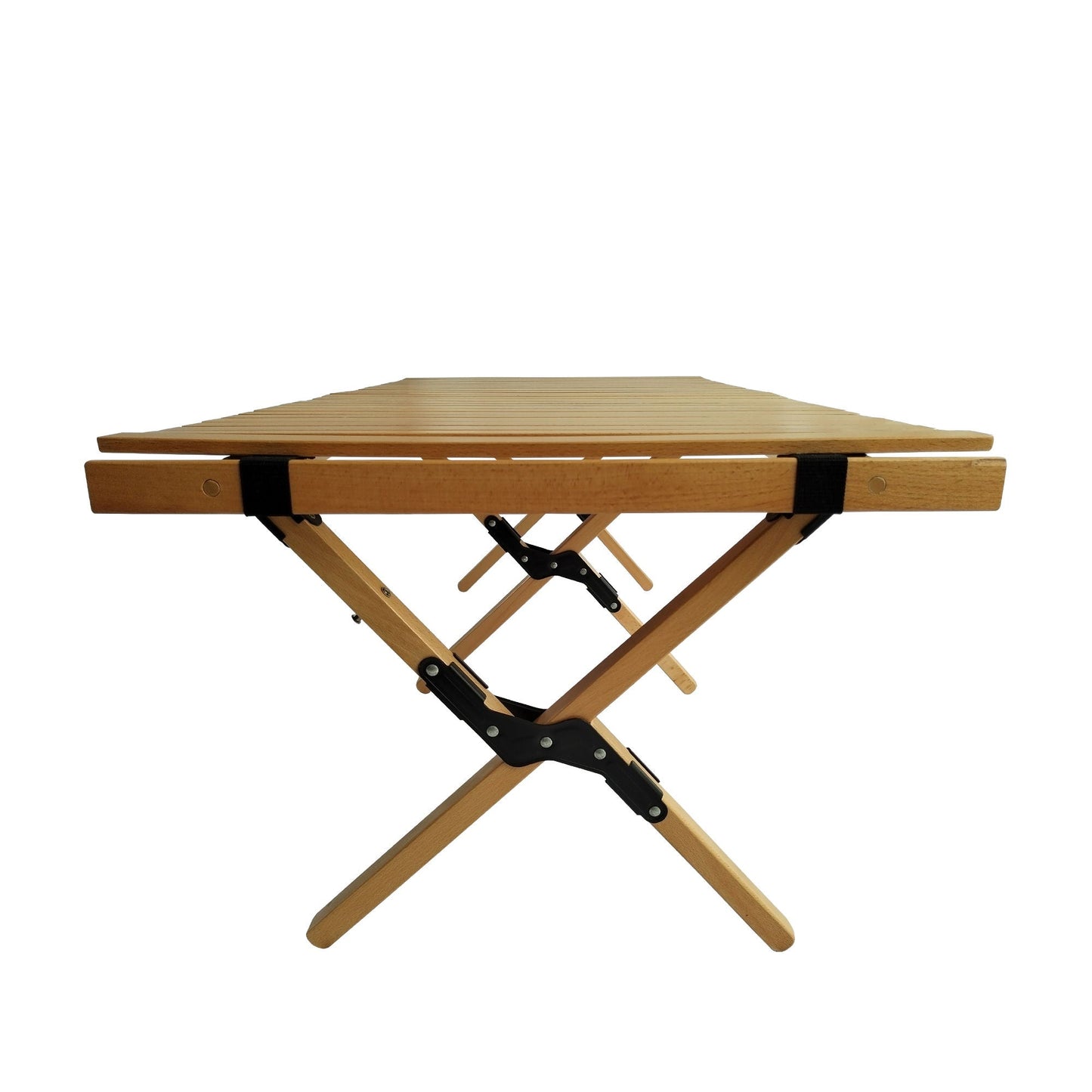 Natural Wood Foldable and Portable Dining Table