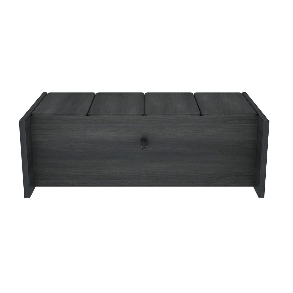 Linda Sideboard dark gray wood finish with 4 top panels on Tampa Home & Garden Store