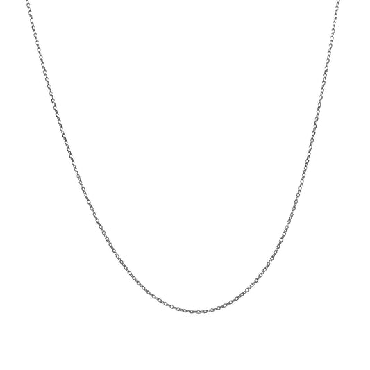 14k white gold diamond-cut cable chain necklace 0.7mm delicate Bids.com on Tampa Home & Garden Store
