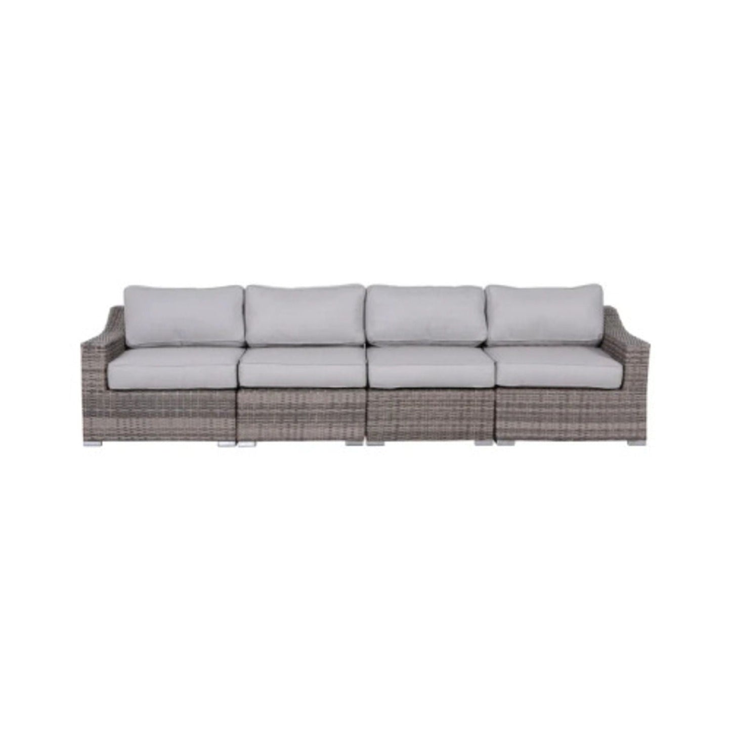 Fully Assembled Rattan Wicker Outdoor Sectional