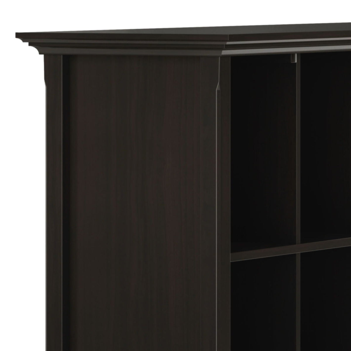 Amherst Cube Storage Bookcase and Large Cubbies in dark espresso wood finish HouseOfZazla on Tampa Home & Garden Store