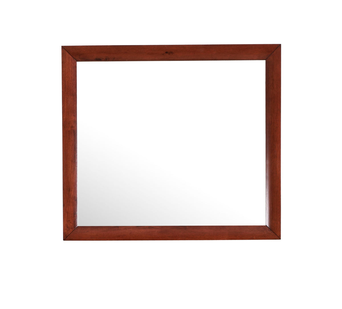 Marilla Mirror with Low Distortion Glass by HouseOfZazla, dark brown wooden frame wall mirror on Tampa Home & Garden Store