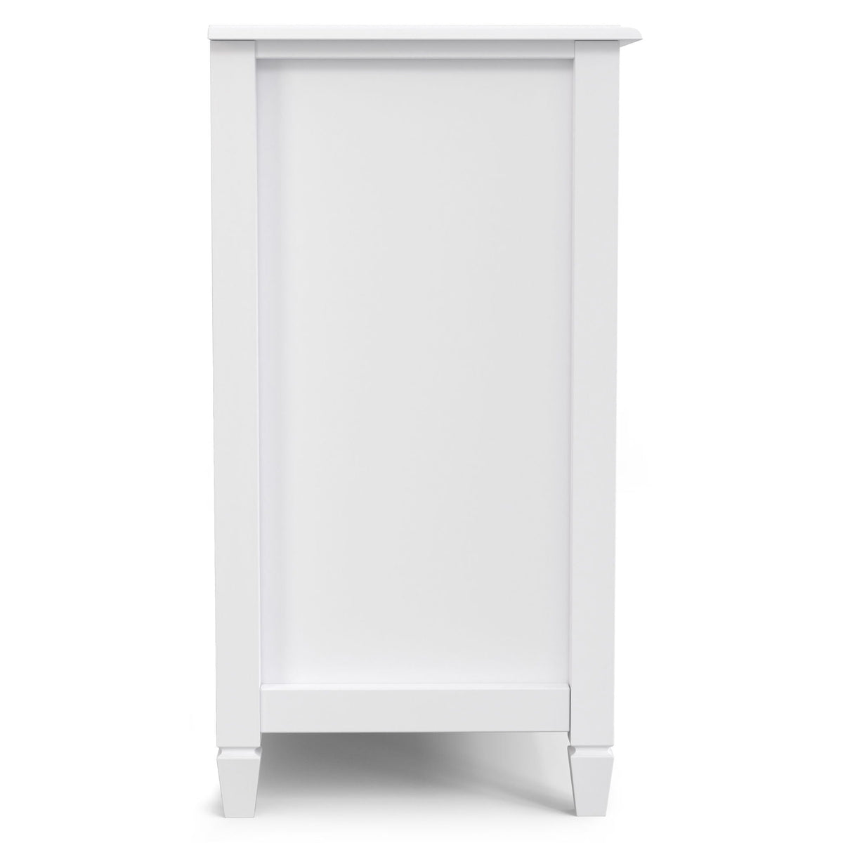 Traditional buffet cabinet in white finish, tall display cabinet by HouseOfZazla on Tampa Home & Garden Store