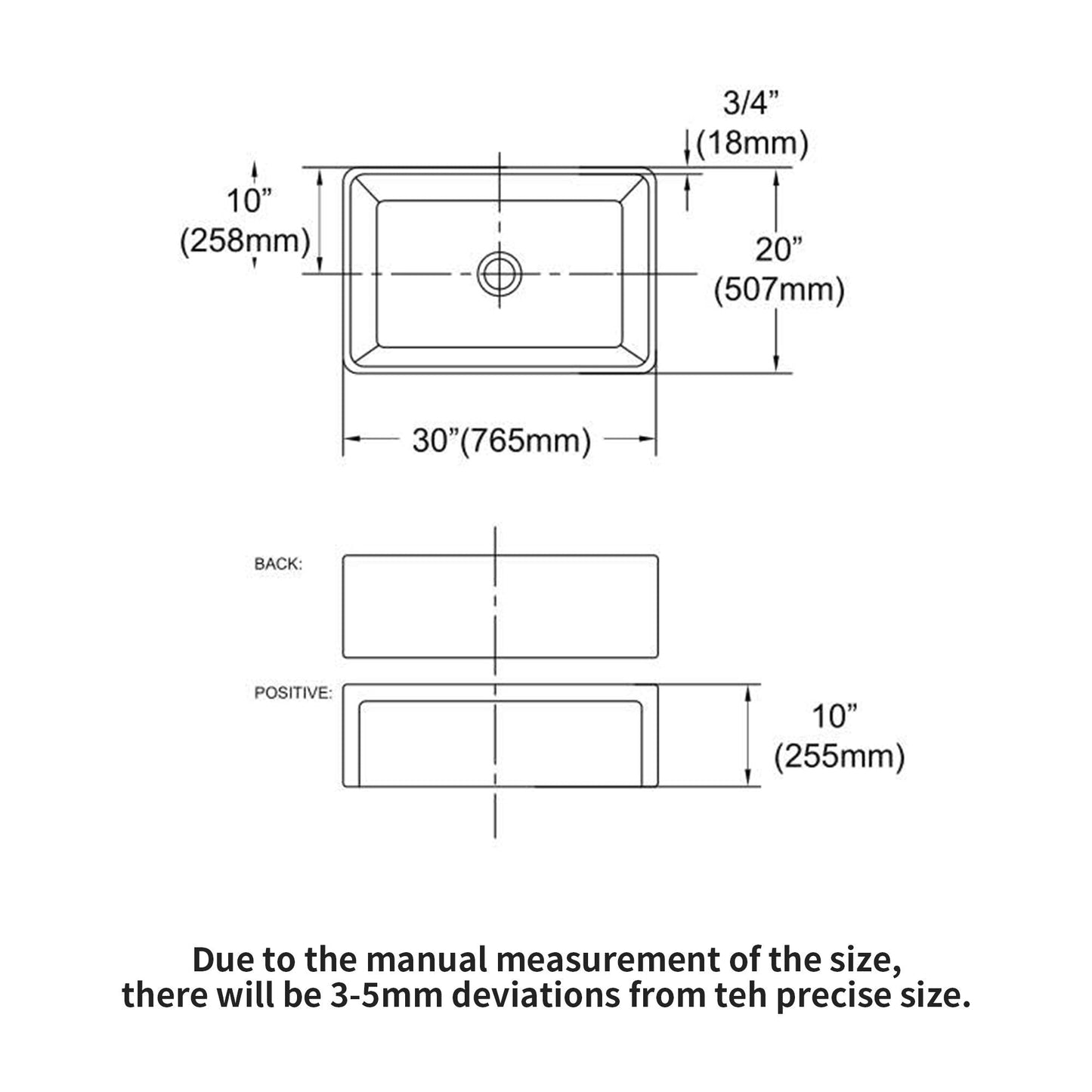 Apron-front reversible single bowl undermount sink with grid and strainer by HouseOfZazla on Tampa Home & Garden Store