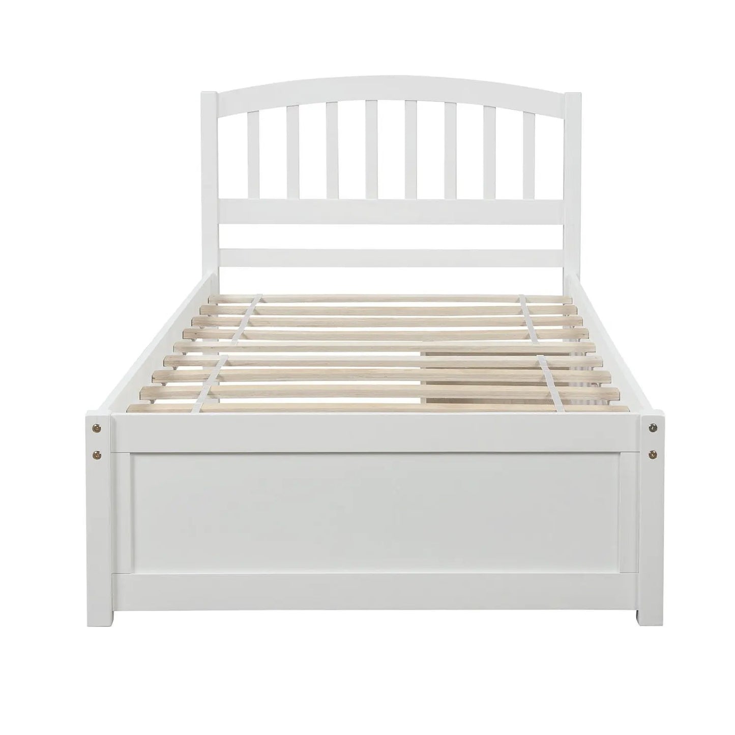 Wood Platform Storage Bed With Two Drawers