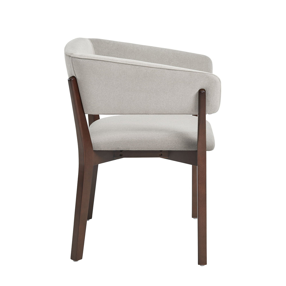 Blake Solid Beech Wood Modern Dining Armchair