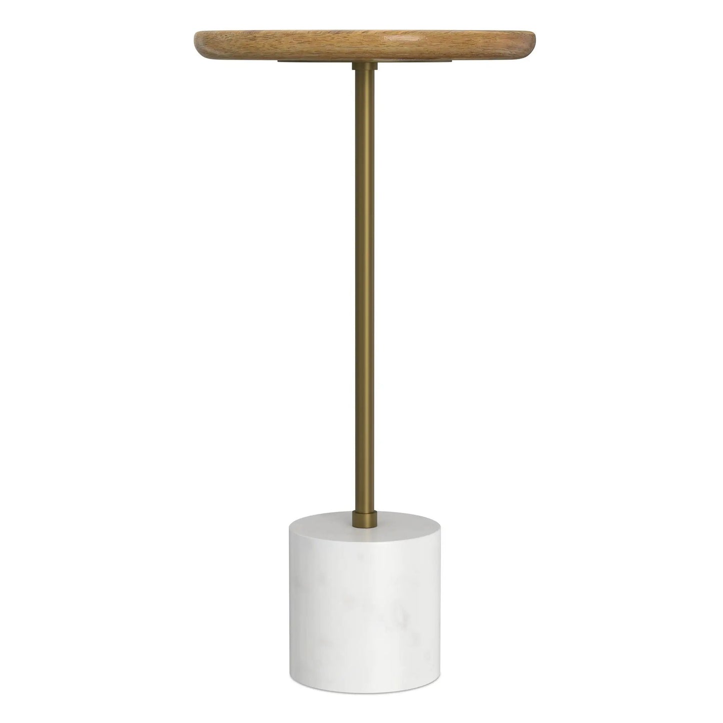 Turner Side Table With Marble Base and Frame